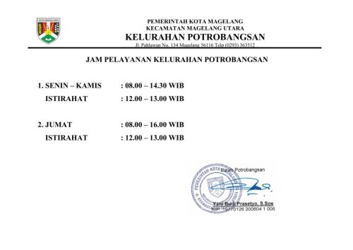 JAM PELAYANAN